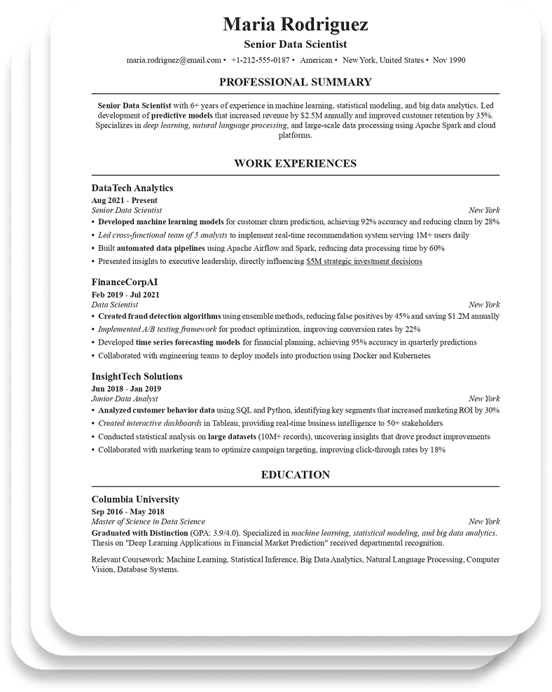 Healthcare & Medical example