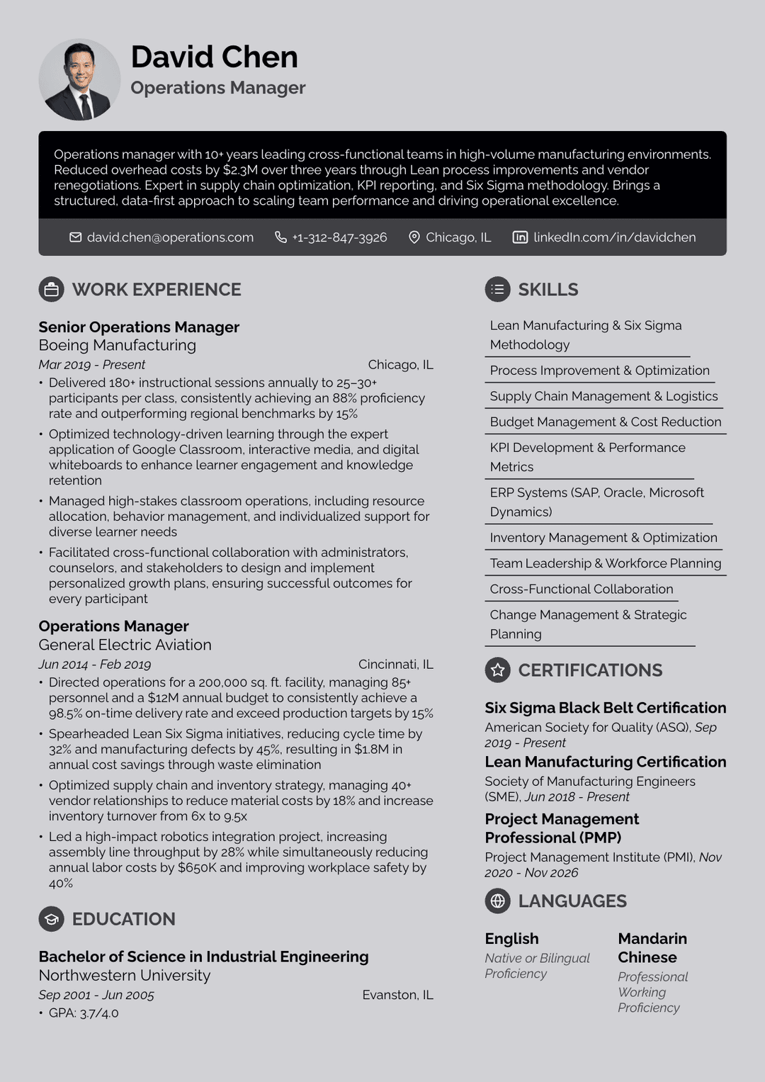 Manager Resume: Examples + Expert Writing Guide for 2026