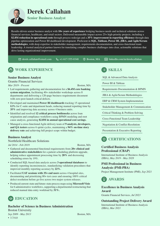 Business Analyst Resume: How To Make One and Land a Job
