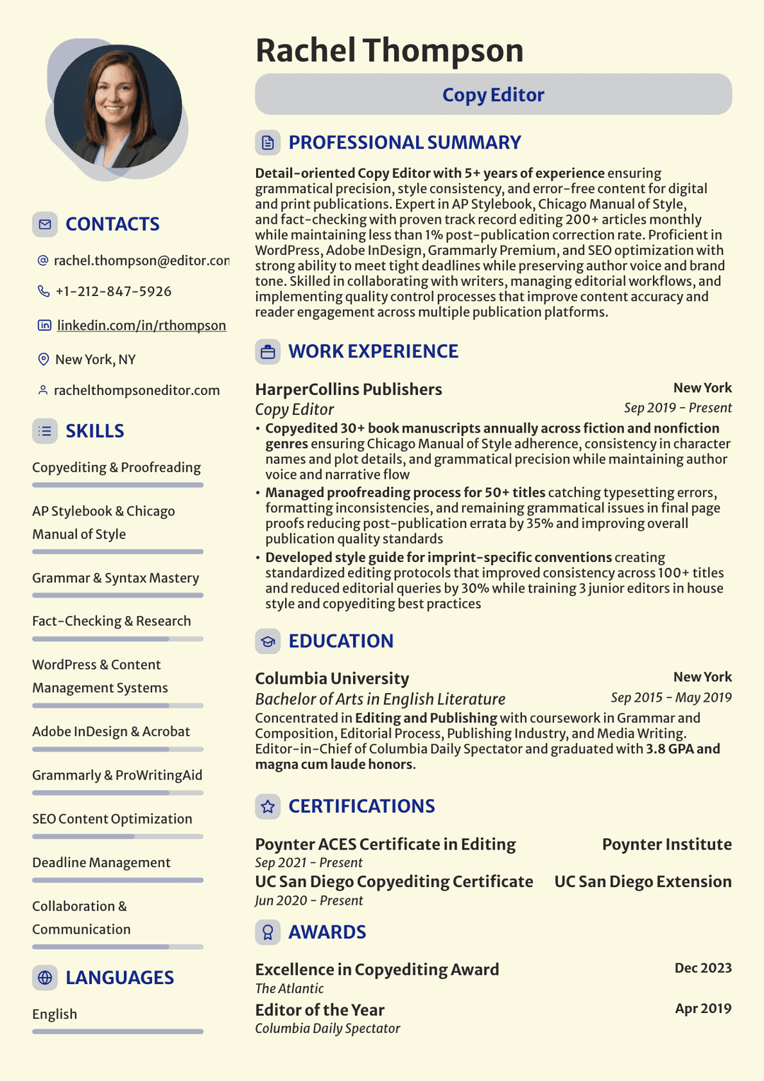 Editor Resume: How To Make a Job-Winning One in 2026