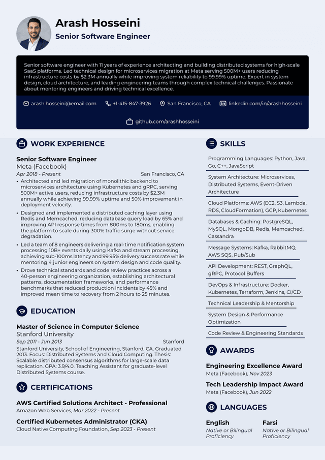 Software Engineer Resume: Examples and Writing Tips for 2026