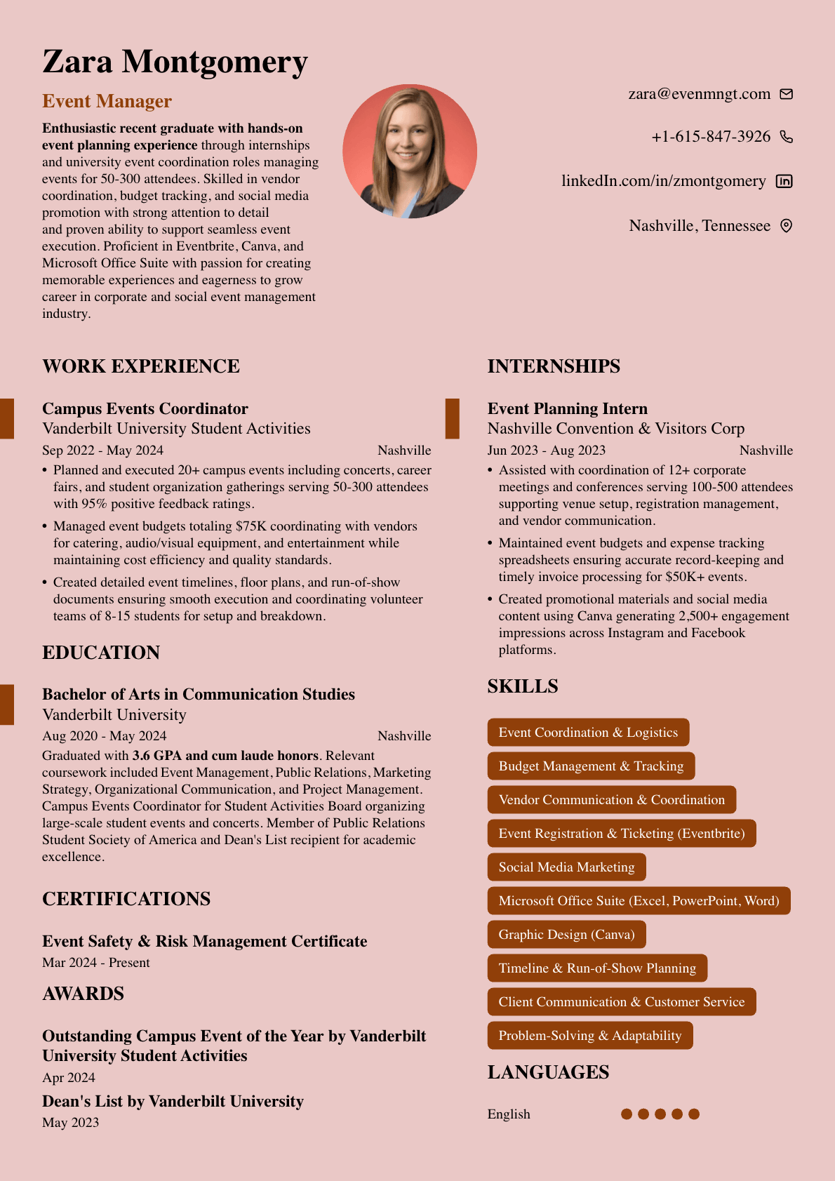 Event Planner Resume: How to Create a Professional One