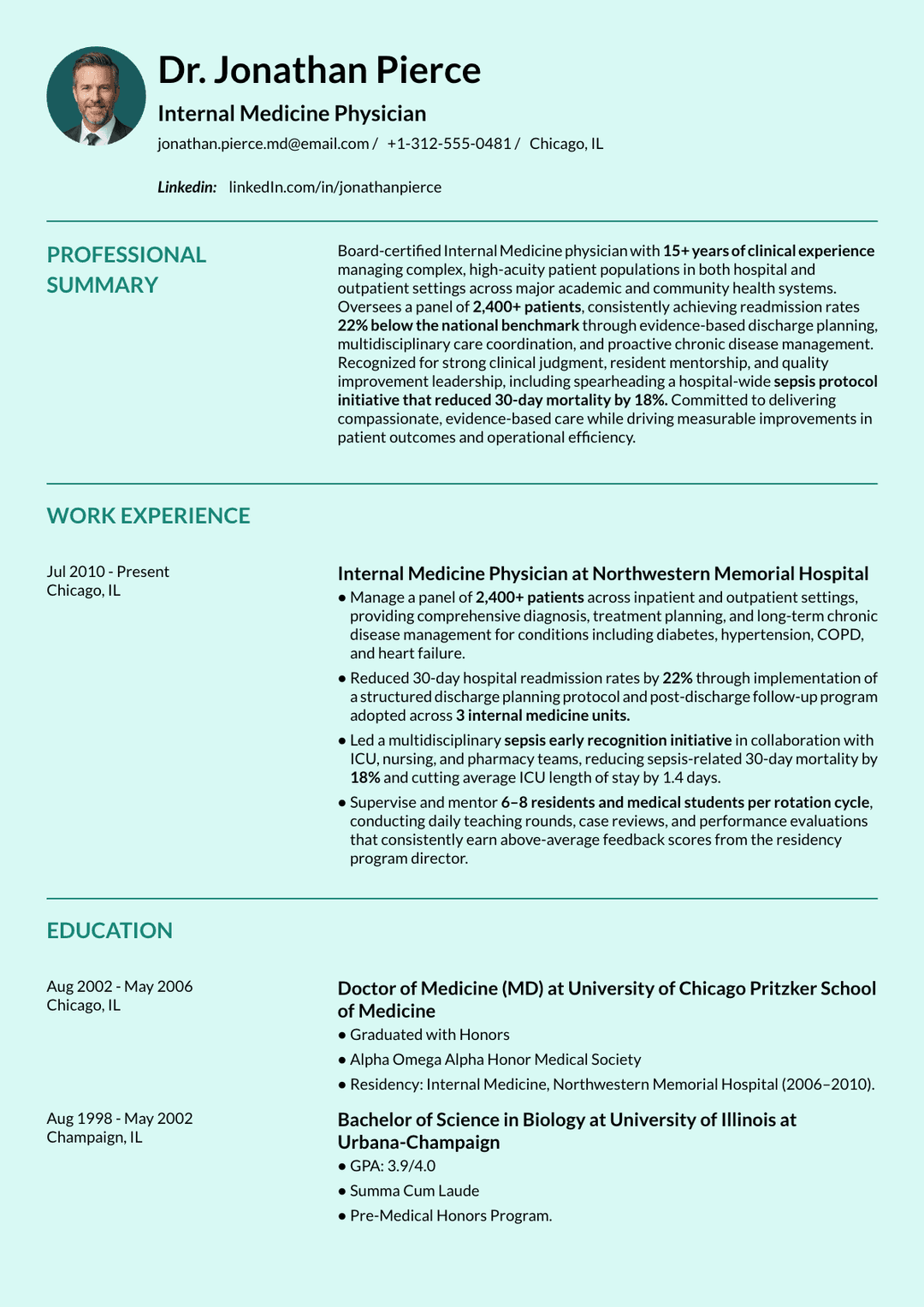 Doctor Resume: A Detailed Writing Guide + Real Examples