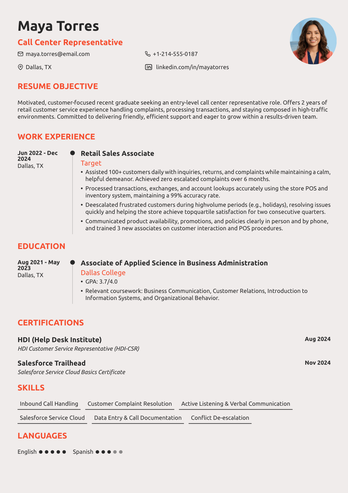 Call Center Resume: Real-Life Examples & Best Practices