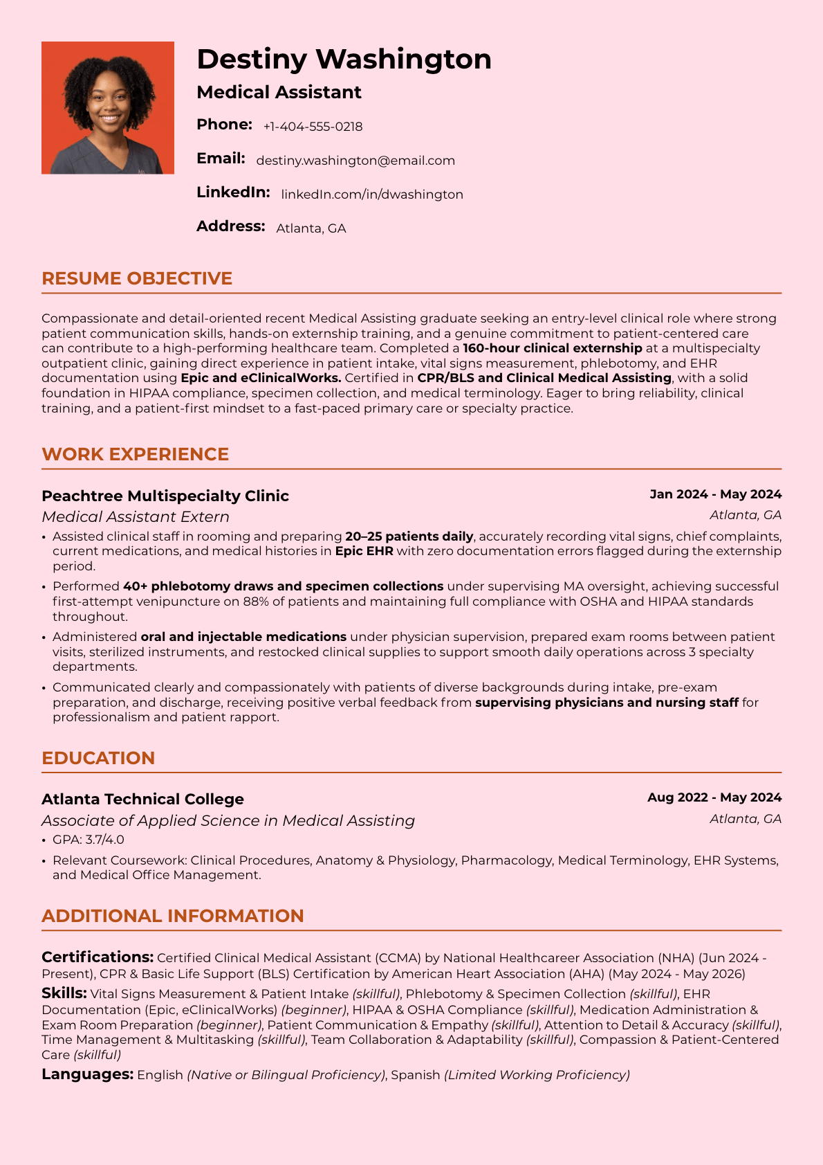 Medical Assistant Resume: Top Writing Tips & Real Examples