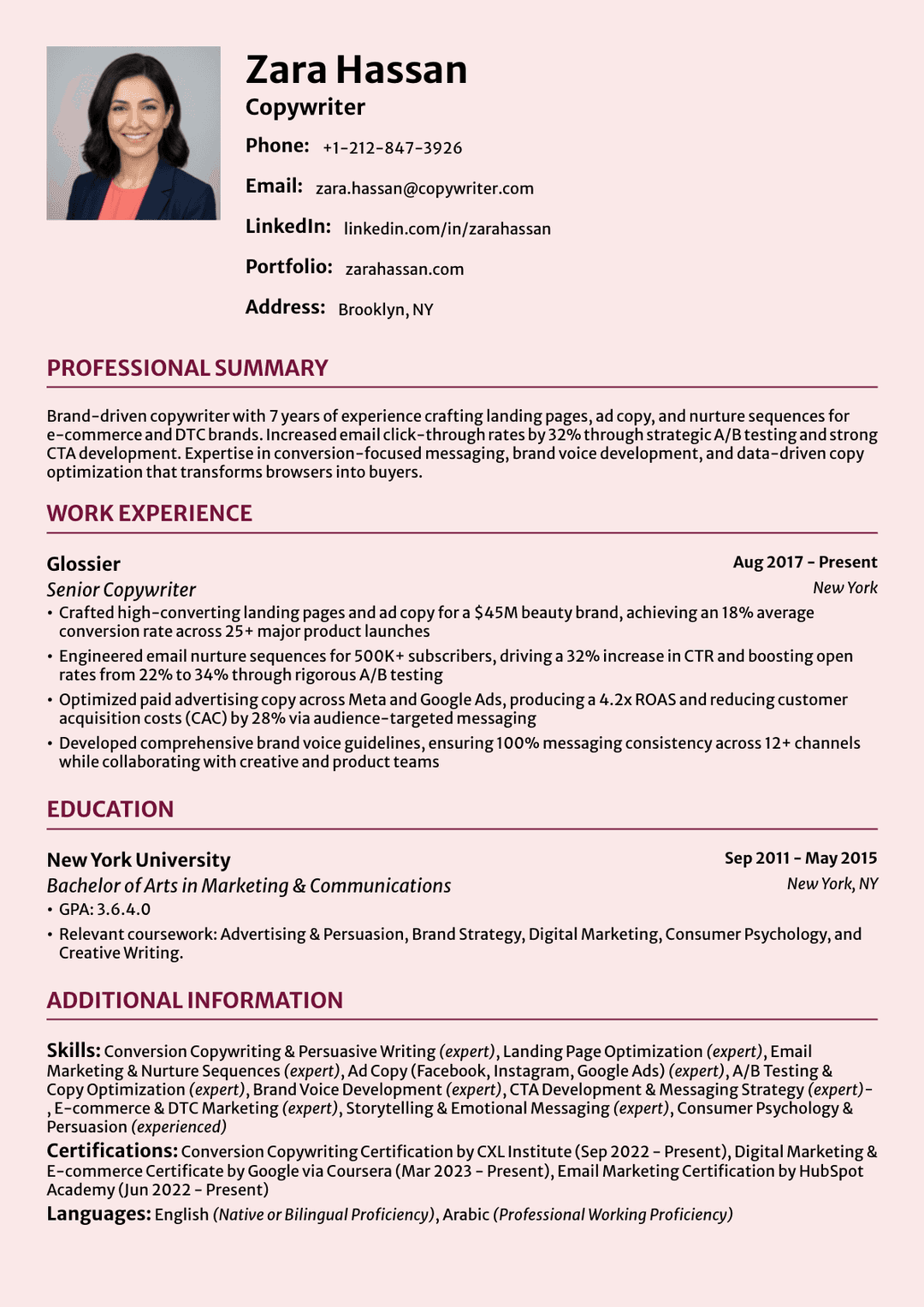 Writer Resume: Examples and Step-by-Step Guide for 2026