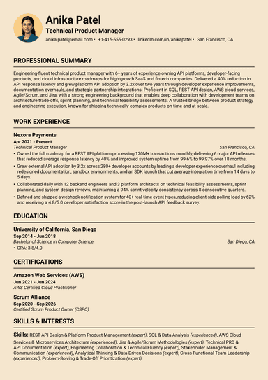 resume