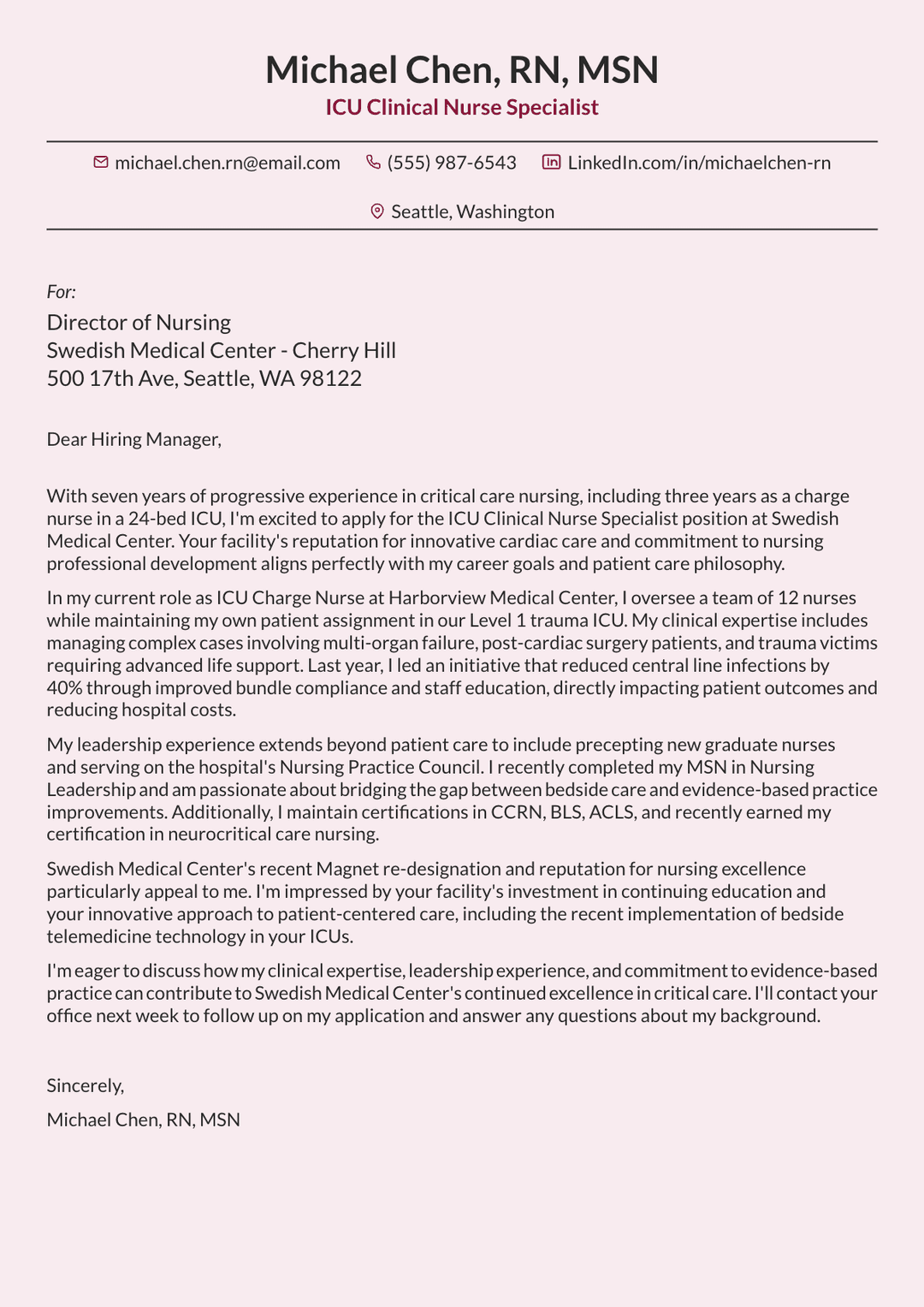 How to Write a Nursing Cover Letter: Writing Guide & Examples