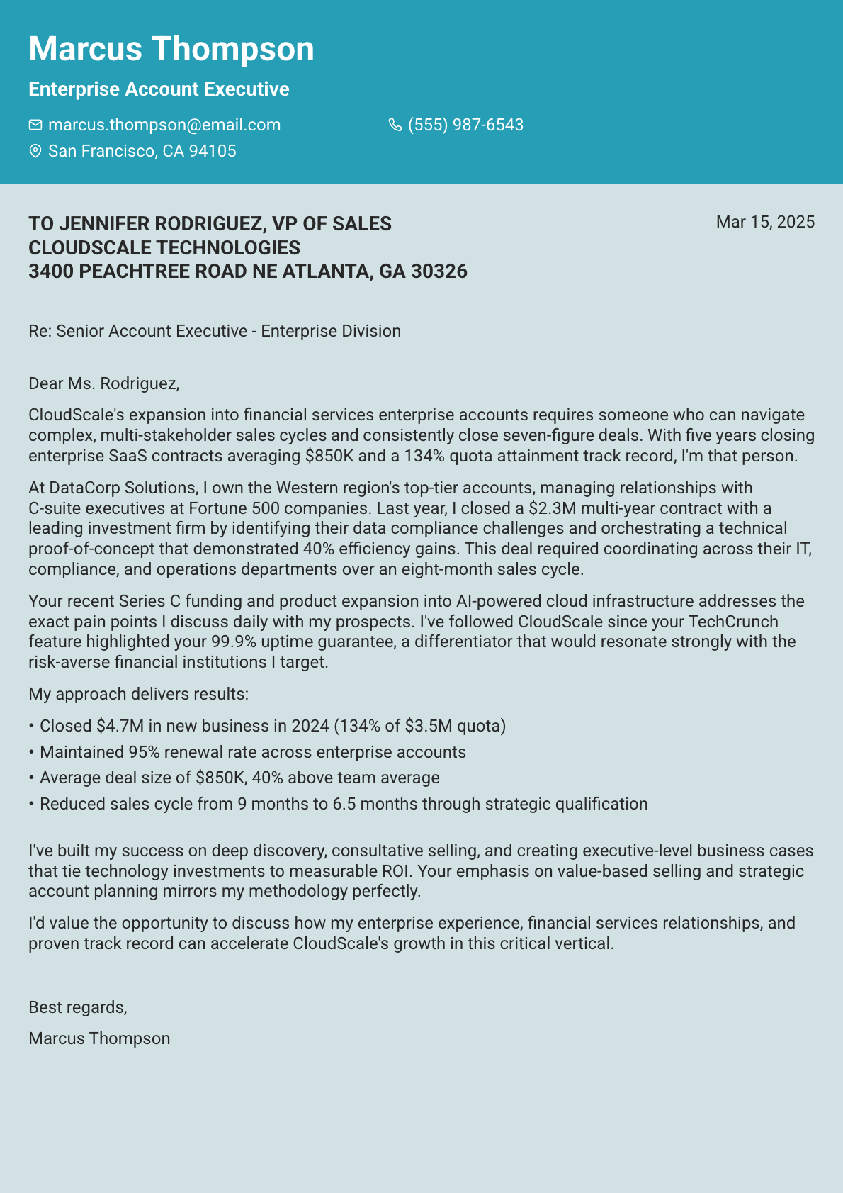 How to Write a Sales Cover Letter + Examples & Templates