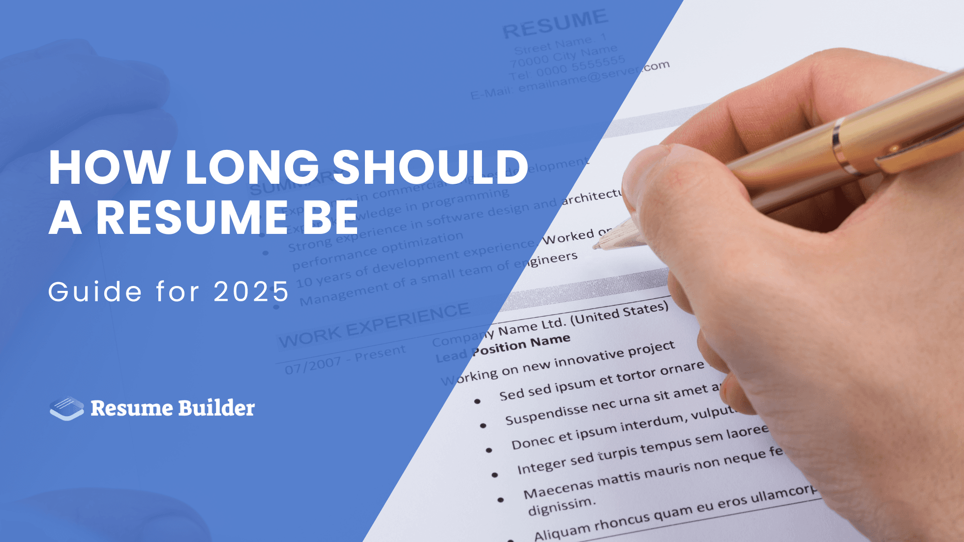 How Long Should a Resume Be: Guide for 2025