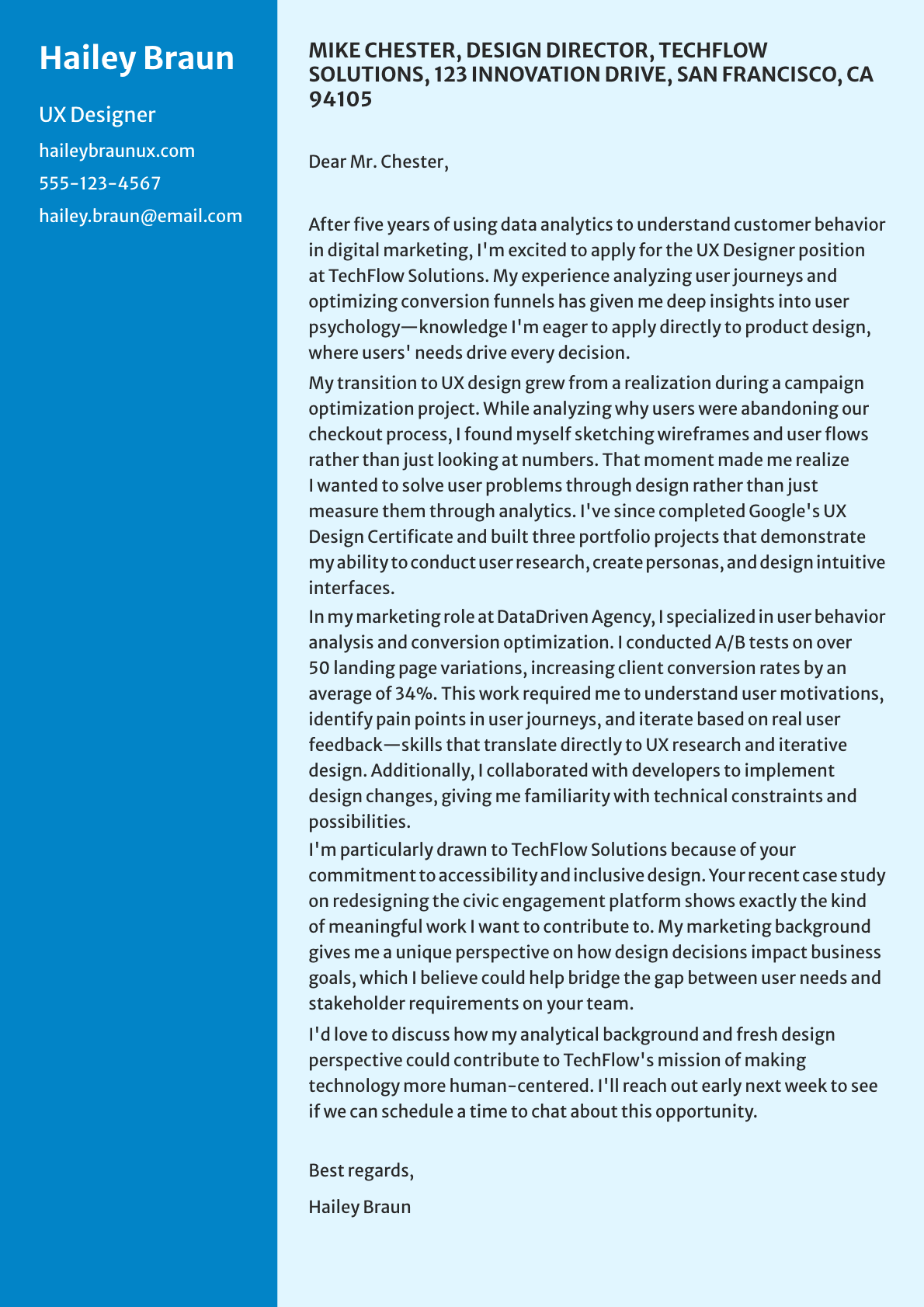 Career Change Cover Letter: How to Write One + Example